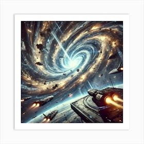 Singularity Storm Engine Gravitational Storms Art Print