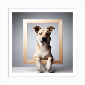 Cute Dog Art Print