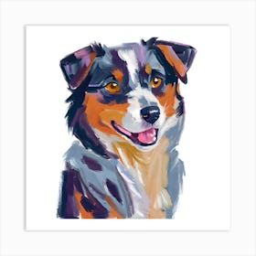 Australian Shepherd 01 Art Print