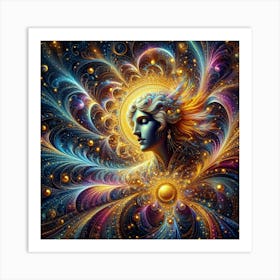 Psychedelic Woman 1 Art Print