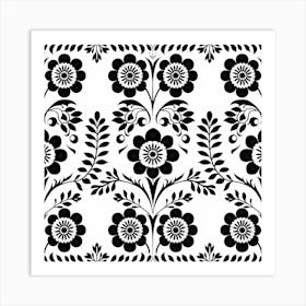 Floral Mexican Art Print