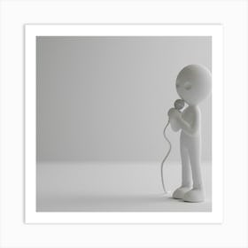 Singing Man Art Print