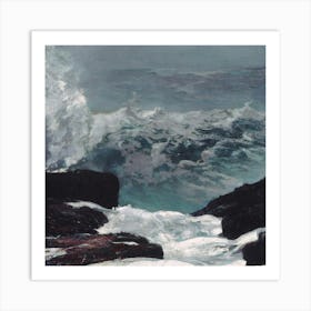 Crashing Waves Art Print