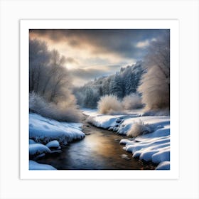 Winter Landscape 6 Art Print