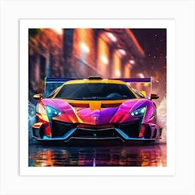 Need For Speed 60 Art Print