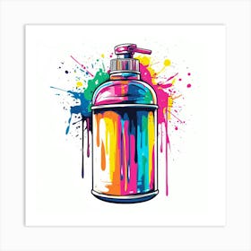 Design Pop Culture Inspired Spray Paint 1 Art Print