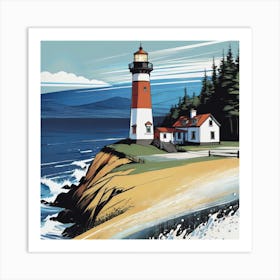 Lighthouse 2 Art Print