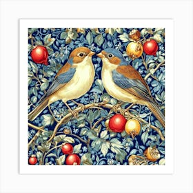 Birds On A Branch Art 30 Art Print