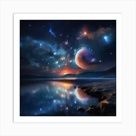 Night Sky With Stars Art Print