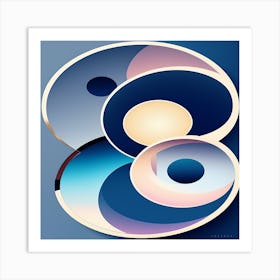 Abstract Number 8 Art Print