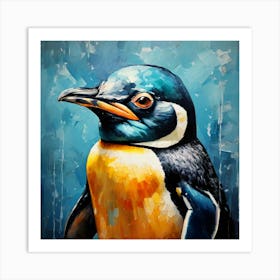 Penguin painting 2 Art Print