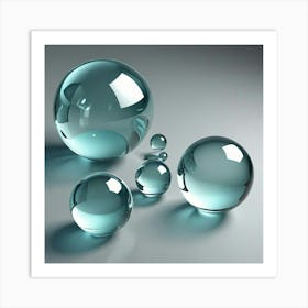 Glass Spheres 1 Art Print