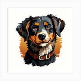 Bernese Mountain Dog 3 Art Print