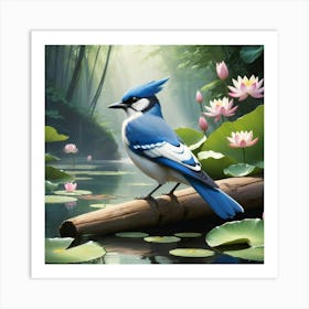 Blue Jay Art Print