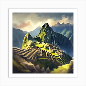 Machu Picchu Art Print