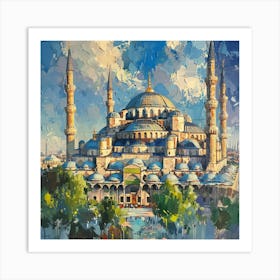 Blue Mosque 7 Art Print