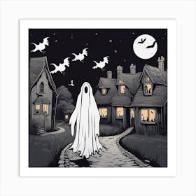 Ghost In The Night Art Print