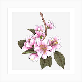 Cherry Blossoms 3 Art Print