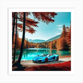 Lamborghini 89 Art Print