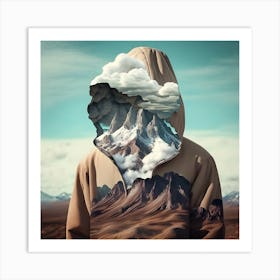 Scenic Face 7 Art Print