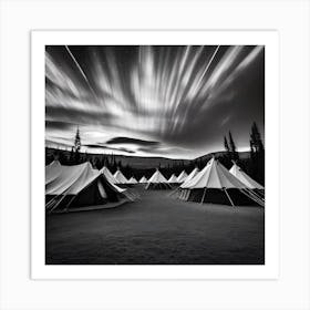 Tents In The Sky Art Print