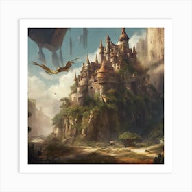 Fantasy Castle 49 Art Print