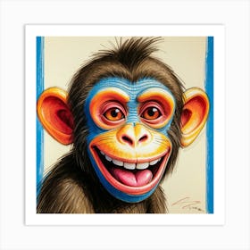 Chimpanzee 16 Art Print