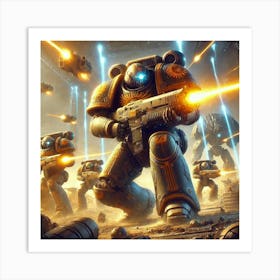 Solar Sentinels Role Converted Art Print