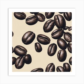 Coffee Beans 10 Art Print