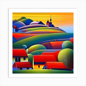 Landscape By Daniel Art Print