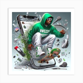 Bweezy Keep Art Print