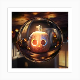 Halloween Pumpkin Art Print