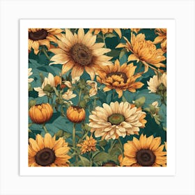 Adorable flowers 3 Art Print