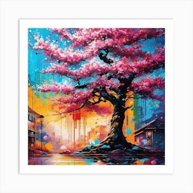 Cherry Blossom Tree 14 Art Print