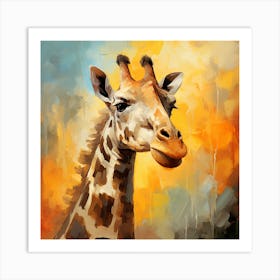 Giraffe 11 Art Print