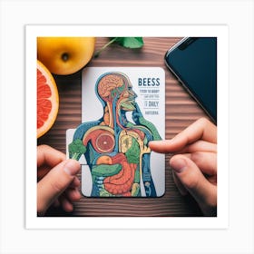 Anatomy Card 1 Art Print