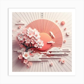 Japanese arigami Art Art Print