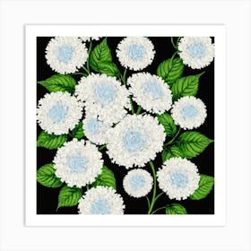 Hydrangeas Art Print