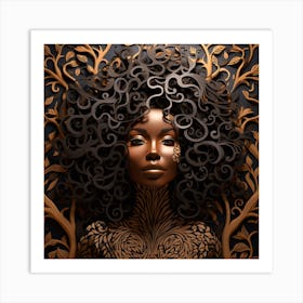 Afrofuturism 120 Art Print