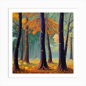 Autumn Forest 1 Art Print