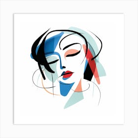 Portrait Of A Woman Art Print