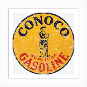 Conoco Gasoliine Art Print