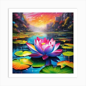 Lotus Flower 54 Art Print