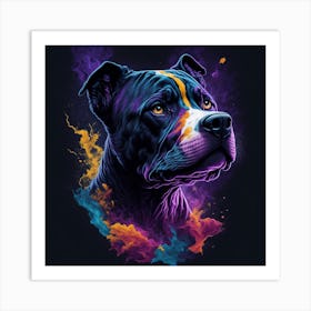 Pit Bull Art Print