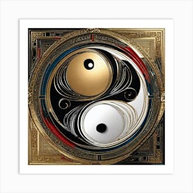 Yin Yang 82 Art Print