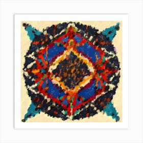 Symmetry of Light Kaleidoscope Art Print