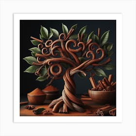 Yum Tree Of Cinnamon Art Print