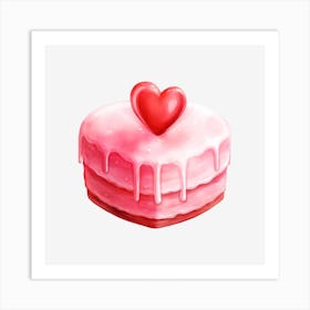 Valentine'S Day Cake 5 Art Print