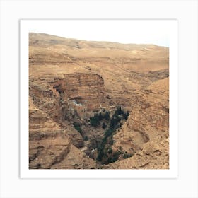 Hidden Village in Sahara Art Print