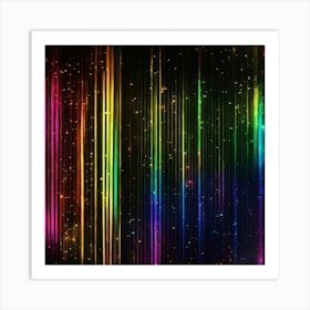 Rainbow Background Art Print